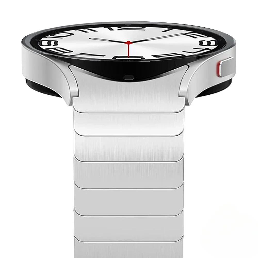 Luxury Titanium color Band for Samsung Galaxy Watch 6 4Classic 47mm 43mm 7 6 5 4 40mm 44mm Metal Stainless Steel Bracelet Strap Galaxy watch 7 40mm срібний
Luxury Titanium color Band for Samsung Galaxy Watch 6 4Classic 47mm 43mm 7 6 5 4 40mm 44mm Metal Stainless Steel Bracelet Strap Galaxy watch 7 40mm срібний