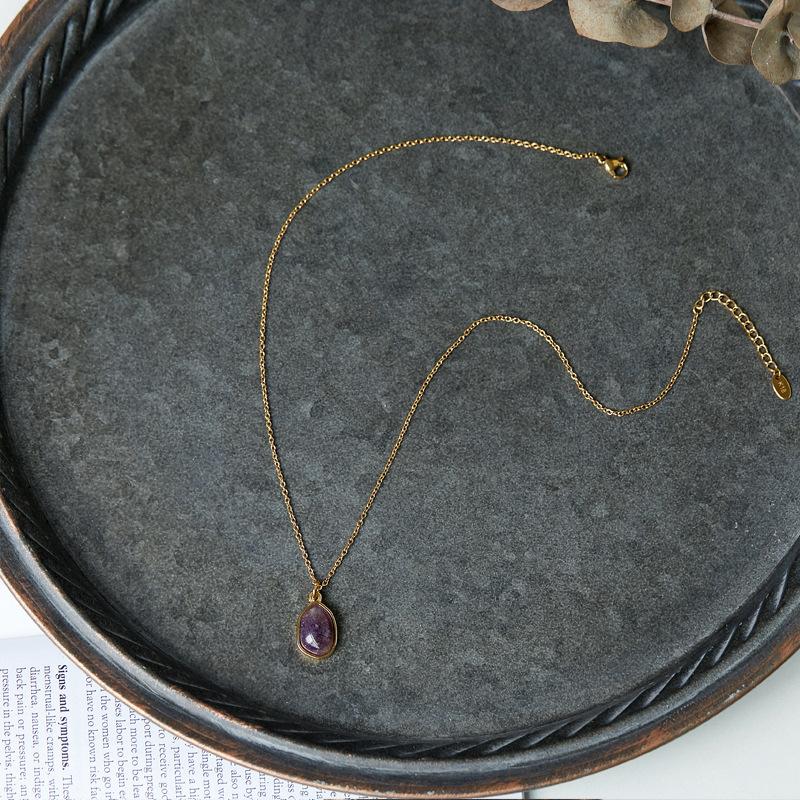 Irregular Geometric Green Aventurine Pendant Necklace Titanium Steel Gold Plated Women Collarbone Chain аметист
Irregular Geometric Green Aventurine Pendant Necklace Titanium Steel Gold Plated Women Collarbone Chain аметист
