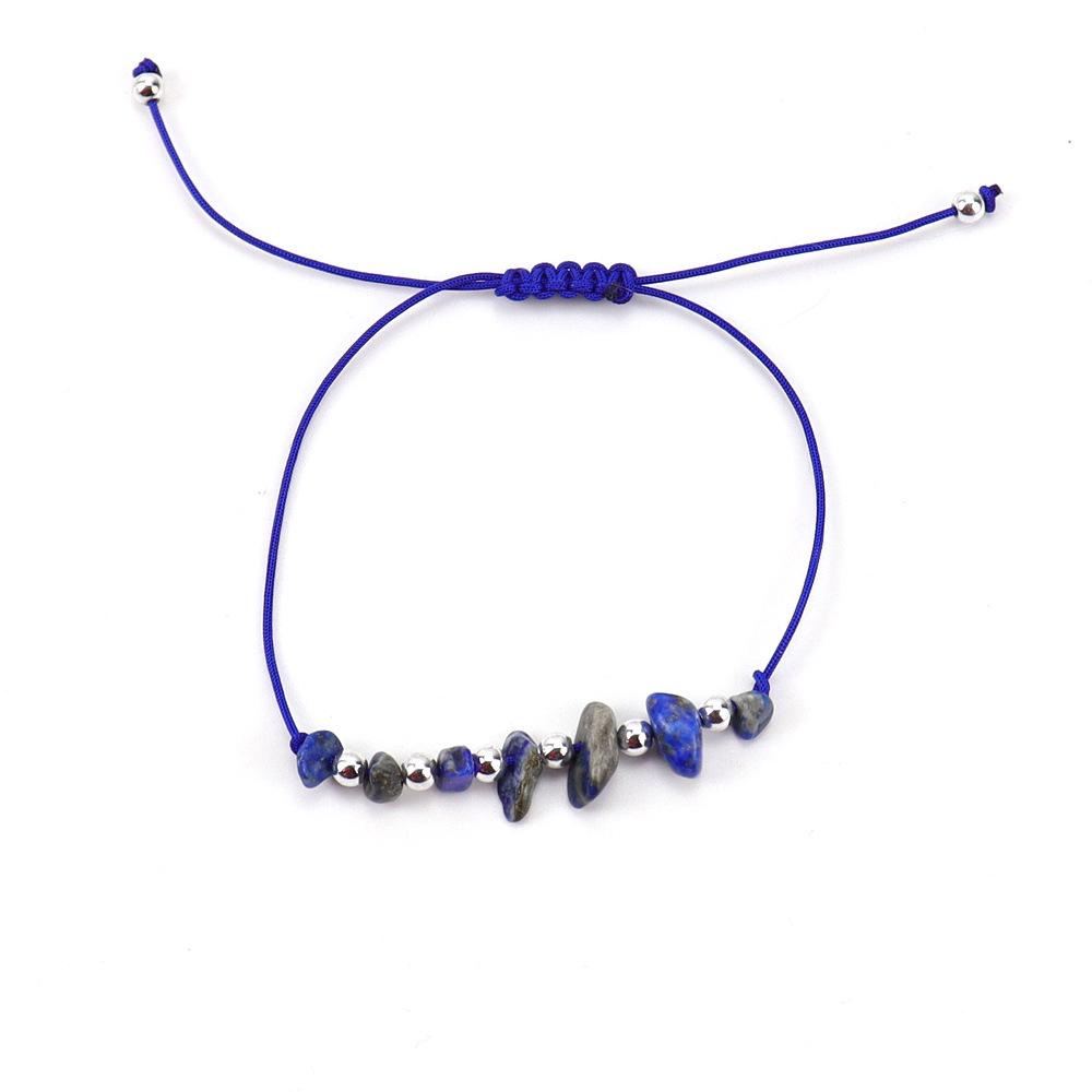 Crystal Beaded Gravel Bracelet Adjustable Stone Hand Rope B88 ляпіс-лазур кольору
Crystal Beaded Gravel Bracelet Adjustable Stone Hand Rope B88 ляпіс-лазур кольору