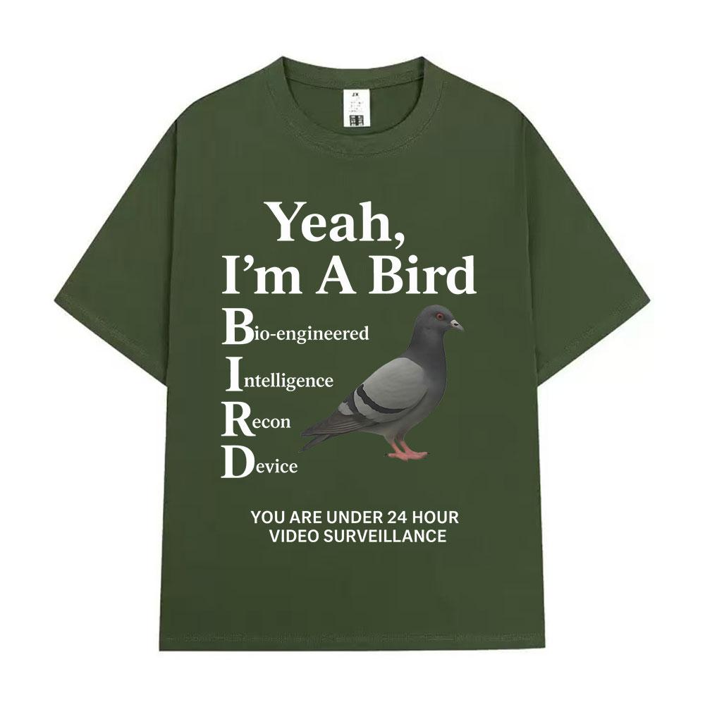 Yeah Im A Bird Funny Meme Tshirt Unisex Women Hiphop Clothing Tshirts Shortsleeved Pure Cotton Oversized Comfor T Shirts Tops 4XL
Yeah Im A Bird Funny Meme Tshirt Unisex Women Hiphop Clothing Tshirts Shortsleeved Pure Cotton Oversized Comfor T Shirts Tops 4XL