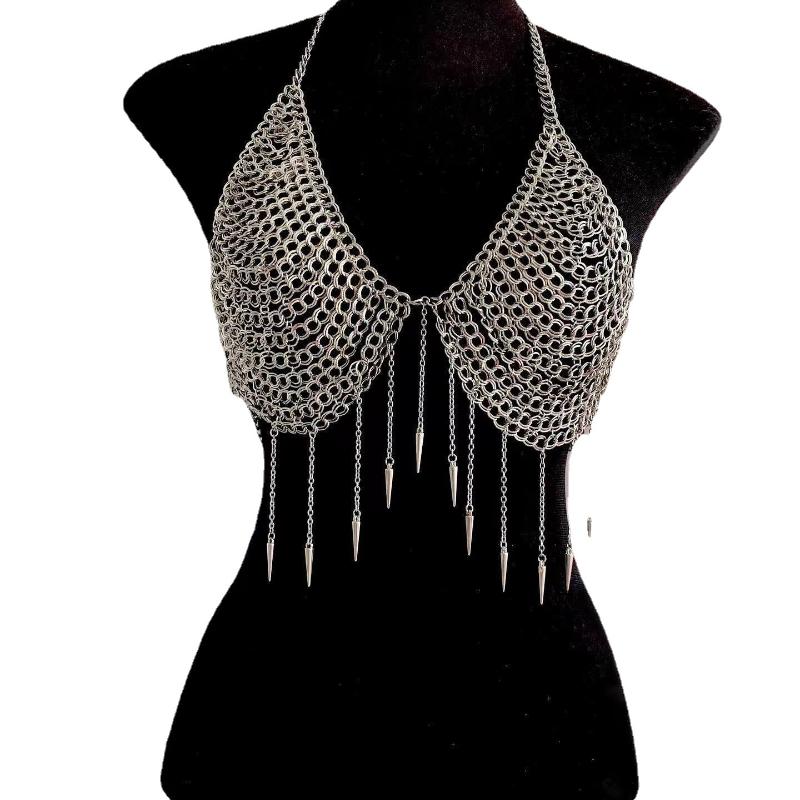 Жилет, Маленький Заостренный Конус, Подвеска с Кисточкой, Металлическая Цепочка, Комбинация Сращивания, Топ, Жилет, Боди-цепочка, Подборка для Вечеринки one size fits all серебряный
Жилет, Маленький Заостренный Конус, Подвеска с Кисточкой, Металлическая Цепочка, Комбинация Сращивания, Топ, Жилет, Боди-цепочка, Подборка для Вечеринки one size fits all серебряный