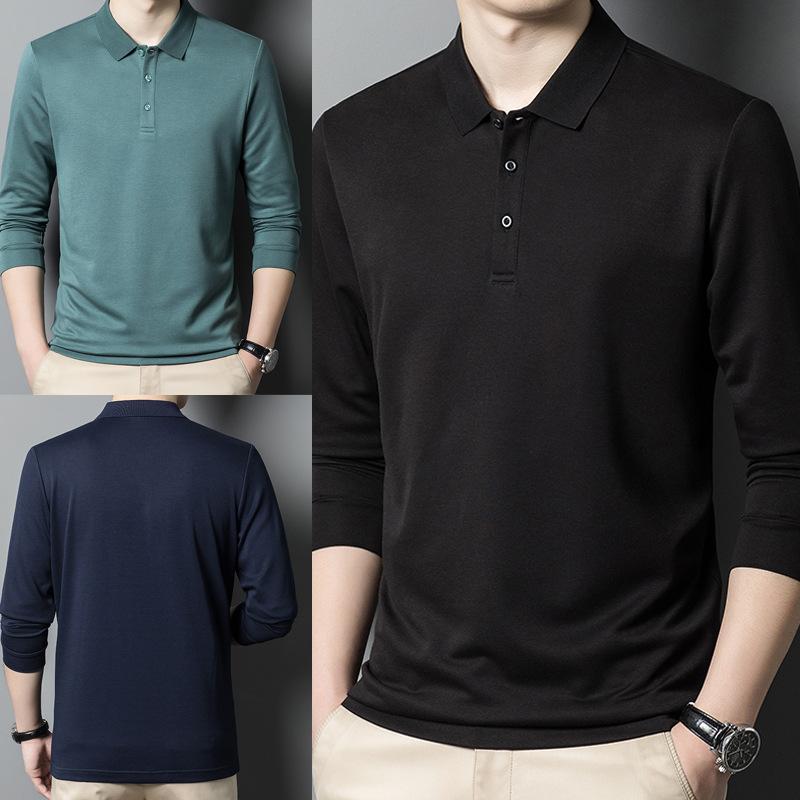 Medium And Green Men S Lapel Collar Long-Sleeved High-End Loose Casual Bottoming Shirt Polo Shirt M Темно-синій
Medium And Green Men S Lapel Collar Long-Sleeved High-End Loose Casual Bottoming Shirt Polo Shirt M Темно-синій