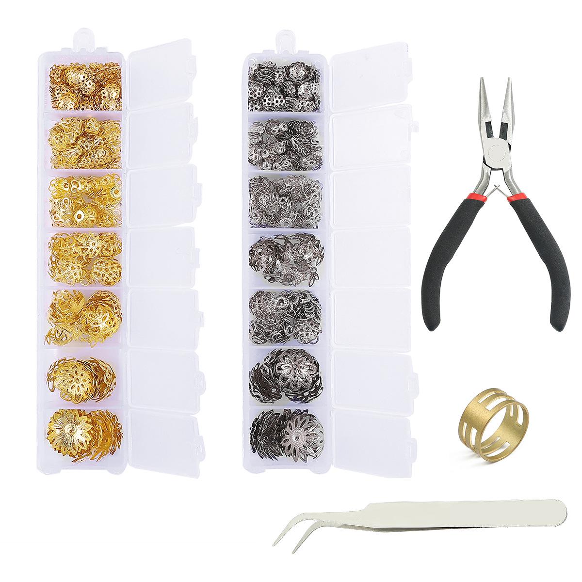 DIY Jewelry Making Kit: 7-Compartment Box with Alloy Lobster Clasps, 9-Shaped Pins, and Ear Hooks
DIY Jewelry Making Kit: 7-Compartment Box with Alloy Lobster Clasps, 9-Shaped Pins, and Ear Hooks