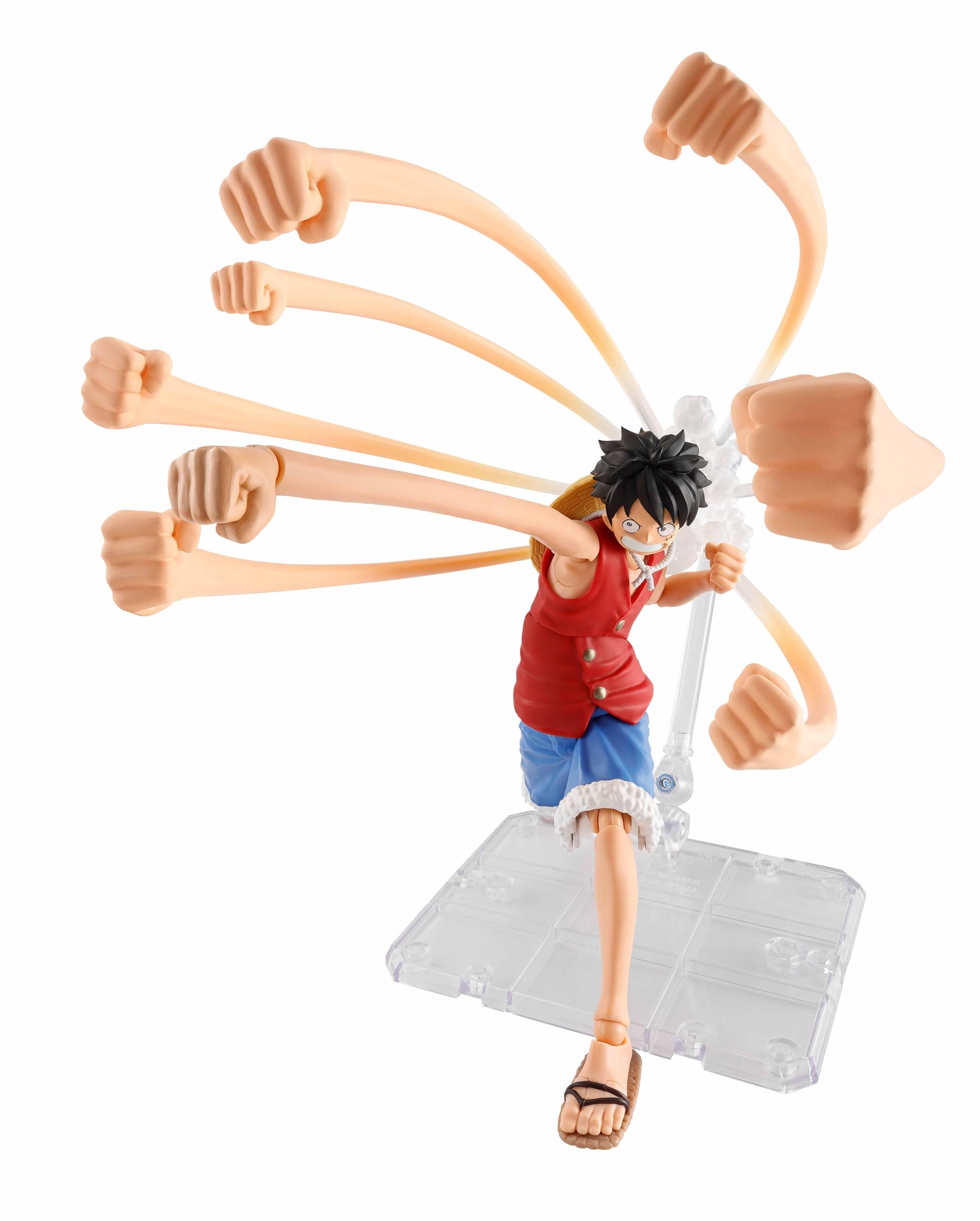 TAMASHII NATIONS S.H.Figuarts ONE PIECE Monkey D. Luffy - Dawn of Adventure - Gomu Gomu Optional Parts Set, Approx. 145mm, PVC & ABS, Pre-pa
TAMASHII NATIONS S.H.Figuarts ONE PIECE Monkey D. Luffy - Dawn of Adventure - Gomu Gomu Optional Parts Set, Approx. 145mm, PVC & ABS, Pre-pa