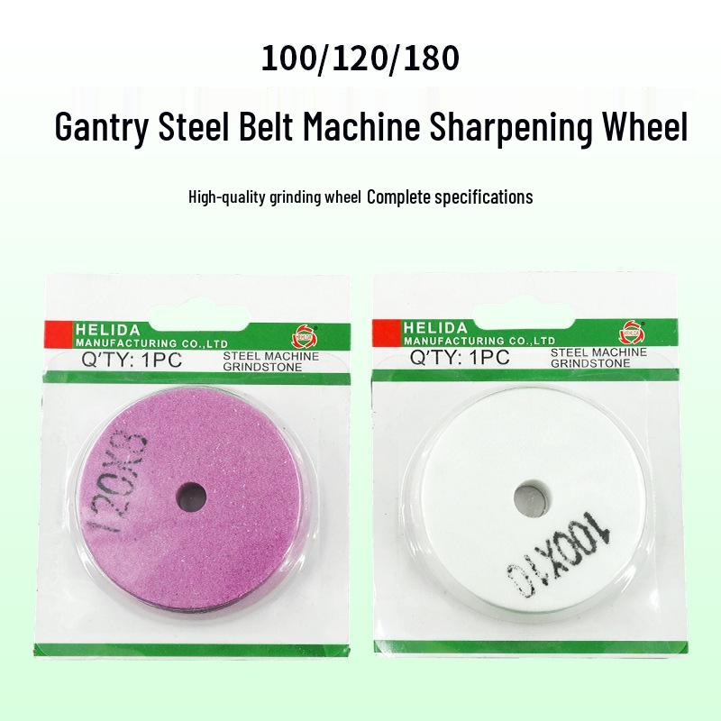 Steel Belt Machine Grinding Wheel for Knife Sharpening & Cutting Machine Table Accessories 180 Fine Sand, 8mm Inner Diameter, White
Steel Belt Machine Grinding Wheel for Knife Sharpening & Cutting Machine Table Accessories 180 Fine Sand, 8mm Inner Diameter, White