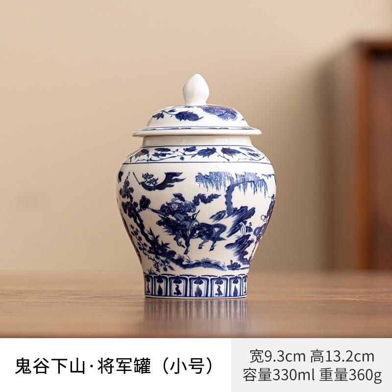 Creative Blue and White Porcelain Tea Canister Moisture-Proof Sealed Storage Jar Artistic Floral Ceramic Jar Storage Container
Creative Blue and White Porcelain Tea Canister Moisture-Proof Sealed Storage Jar Artistic Floral Ceramic Jar Storage Container
