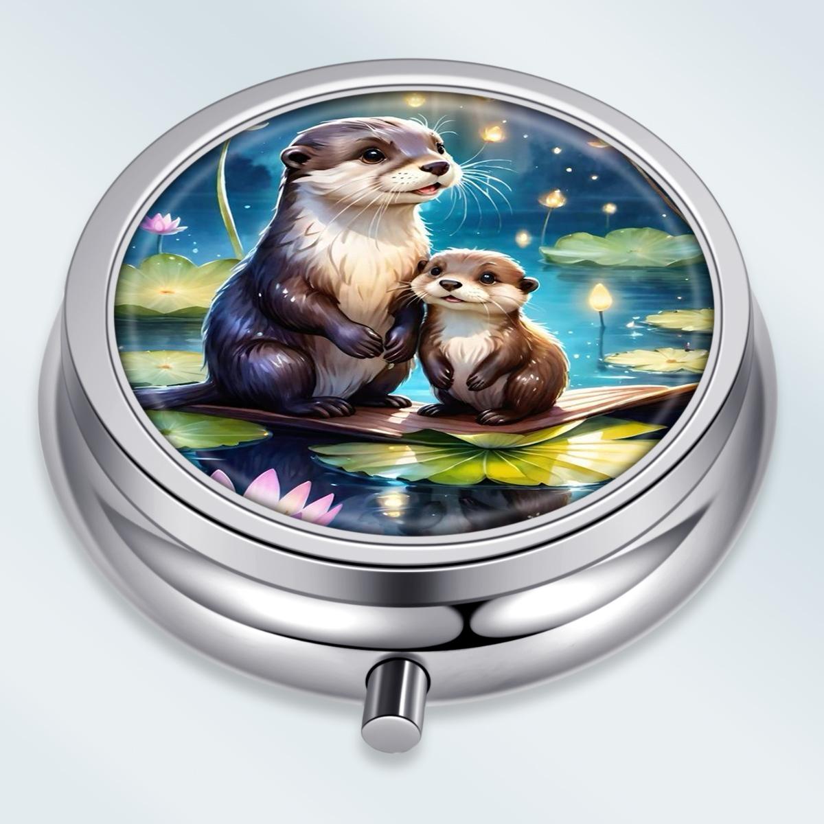 Portable Pill Box with 3 Compartments, Mini Metal Medicine Organizer Case, Cute Printed Pill Container for Vitamins, Pills, Jewelry, Travel, Daily Use разноцветный
Portable Pill Box with 3 Compartments, Mini Metal Medicine Organizer Case, Cute Printed Pill Container for Vitamins, Pills, Jewelry, Travel, Daily Use разноцветный