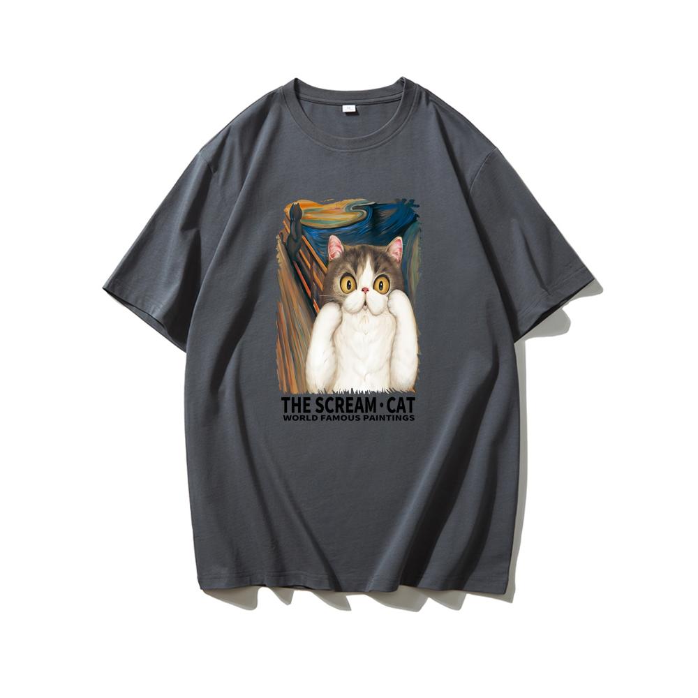 Cute Fun Cat Men s Printed Short Sleeve Summer Casual Versatile Street Atmosphere T-Shirt Cool Breathable Oversized Top 4XL
Cute Fun Cat Men s Printed Short Sleeve Summer Casual Versatile Street Atmosphere T-Shirt Cool Breathable Oversized Top 4XL
