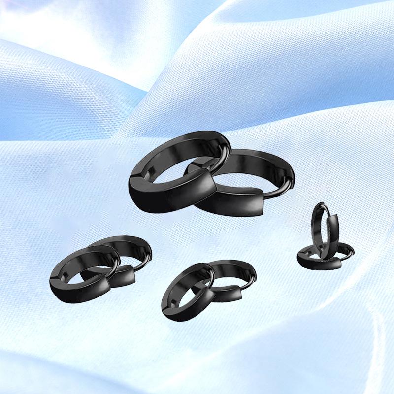 Arc Circle Coil Earrings: Stainless Steel, Double-sided, Simple & Versatile Cross-border Fashion Steel 2.0*9mm
Arc Circle Coil Earrings: Stainless Steel, Double-sided, Simple & Versatile Cross-border Fashion Steel 2.0*9mm