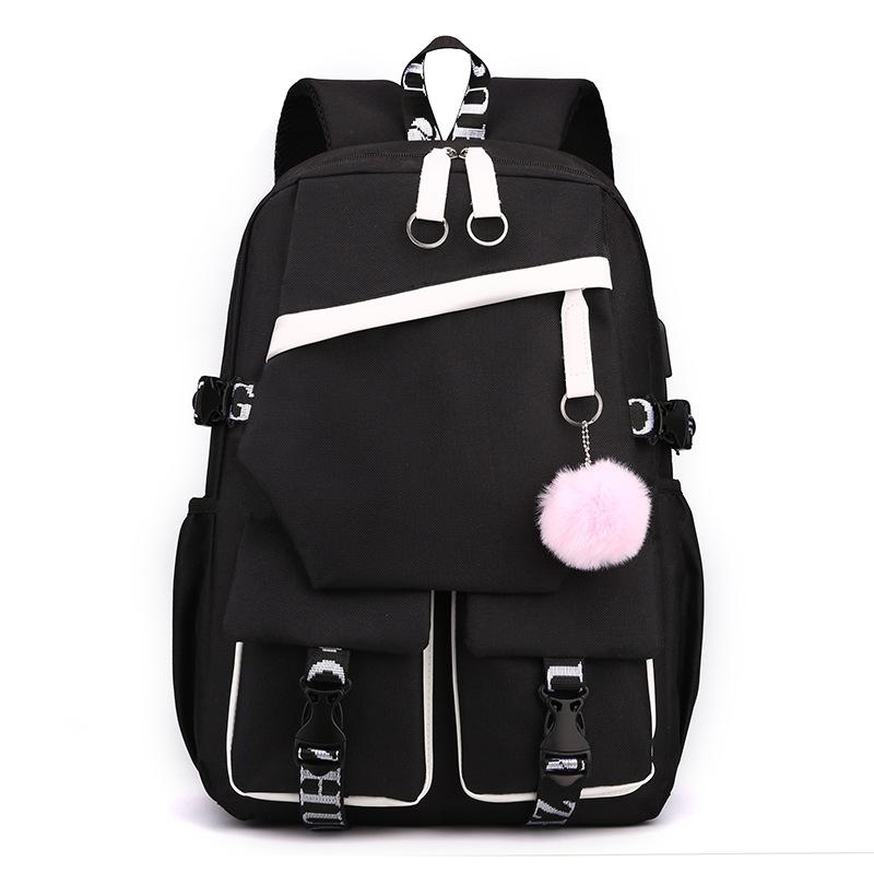 Student Schoolbag Korean Style Backpack Men and Women Simple Middle School Schoolbag Leisure Travel Backpack One size
Student Schoolbag Korean Style Backpack Men and Women Simple Middle School Schoolbag Leisure Travel Backpack One size