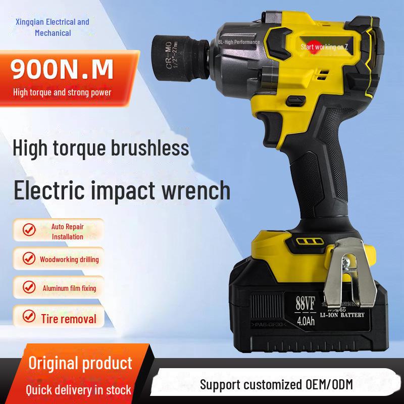 Высокопроизводительный бесщеточный ударный гайковерт Makita с литиевой батареей
Высокопроизводительный бесщеточный ударный гайковерт Makita с литиевой батареей