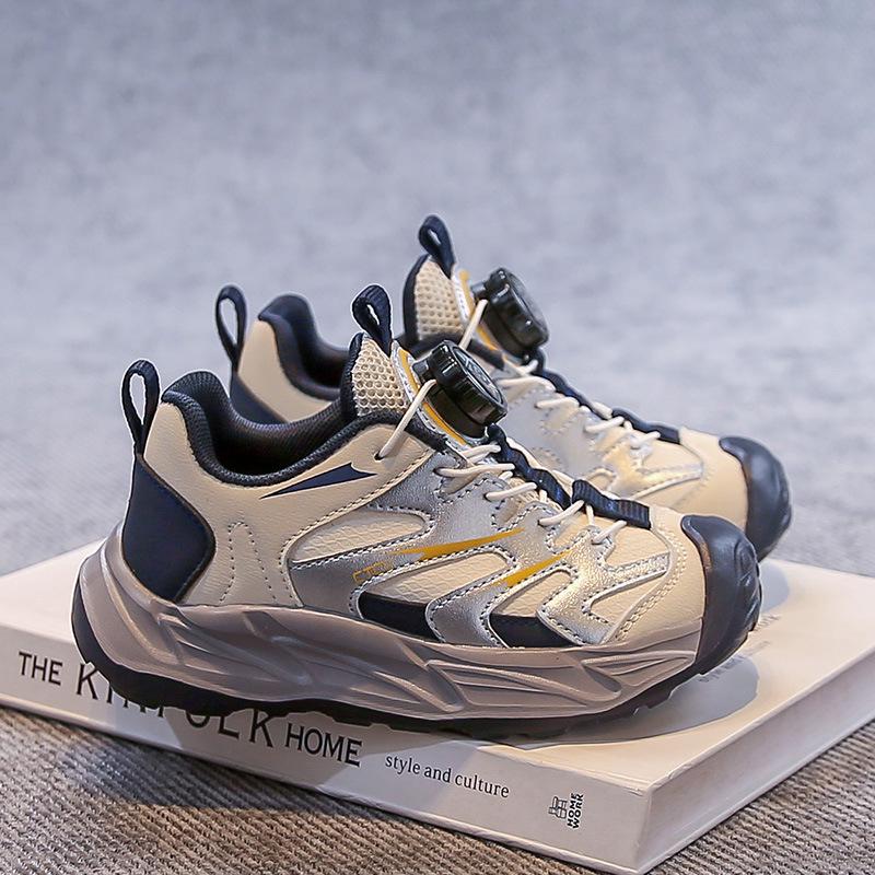 Kids 2026 Spring/Autumn Sports Shoes: Boys Rotary Buckle & Girls Breathable Mesh Running Sneakers 27 бежевий/синій
Kids 2026 Spring/Autumn Sports Shoes: Boys Rotary Buckle & Girls Breathable Mesh Running Sneakers 27 бежевий/синій