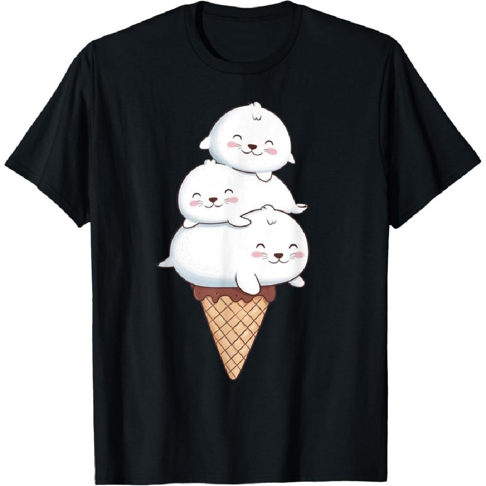 Cute Ice Cream Seals Animal Cone T-Shirt XXXXXL чёрный
Cute Ice Cream Seals Animal Cone T-Shirt XXXXXL чёрный