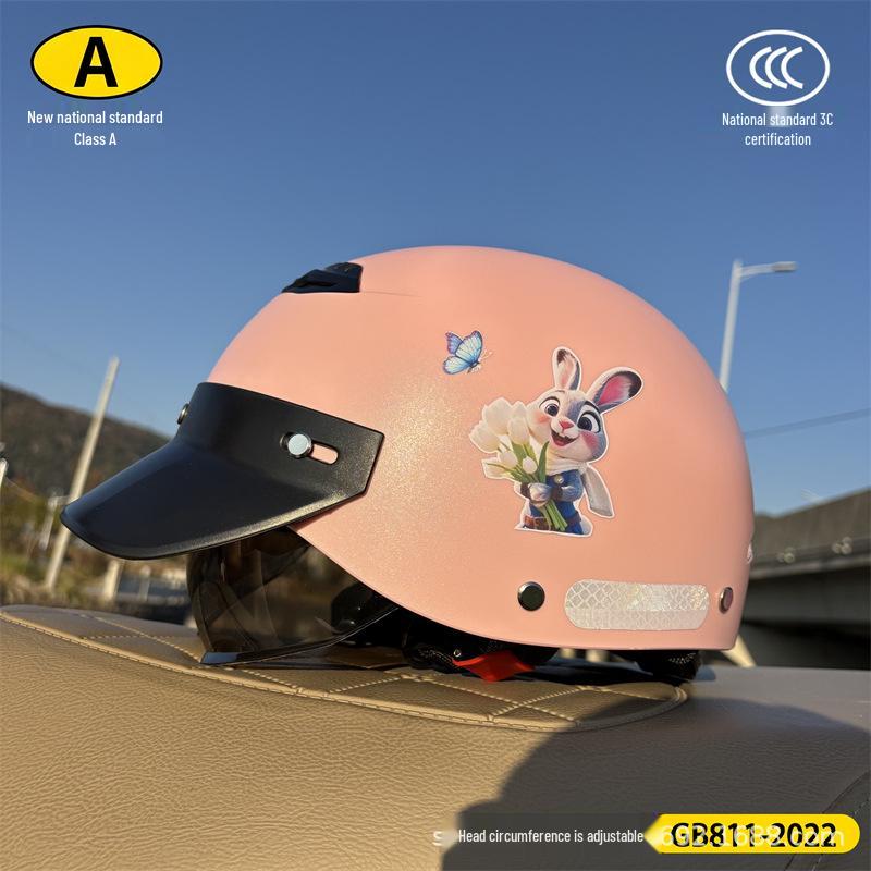 3C Certified Lightweight Sun Protection Adult Scooter Helmet with Hidden Brim Adult Summer Helmet with Judy Fresh Flowers
3C Certified Lightweight Sun Protection Adult Scooter Helmet with Hidden Brim Adult Summer Helmet with Judy Fresh Flowers
