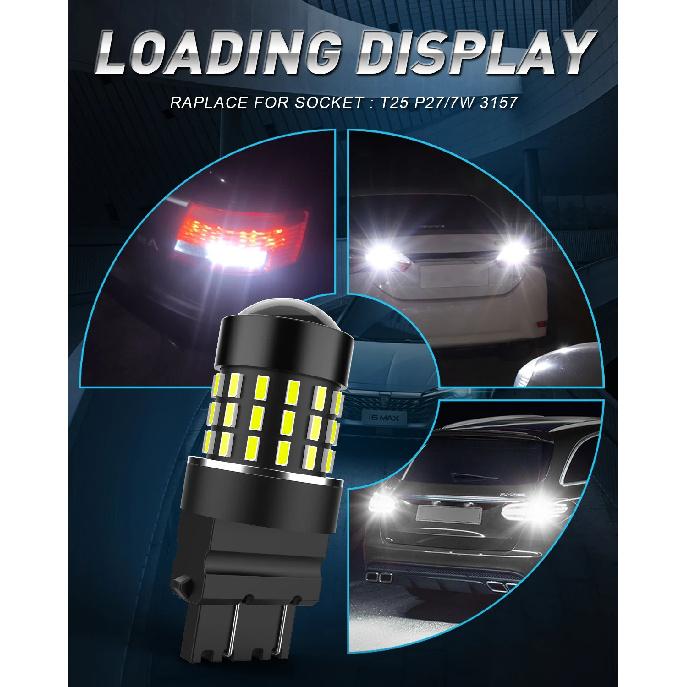 2x 3157 P27/7W 3156 LED Brake Lamp 3014 54SMD Tail Light T25 Stop Diode Bulb 12v Super Bright High Power For Ford Crown Victoria
2x 3157 P27/7W 3156 LED Brake Lamp 3014 54SMD Tail Light T25 Stop Diode Bulb 12v Super Bright High Power For Ford Crown Victoria