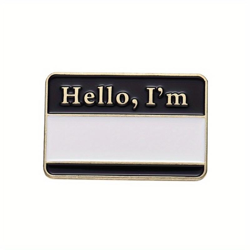 Fashion Geometric Brooches with Fun Sign Identity Badge, for Office/Party/Uniform, An Interesting Way To Introduce Yourself
Fashion Geometric Brooches with Fun Sign Identity Badge, for Office/Party/Uniform, An Interesting Way To Introduce Yourself