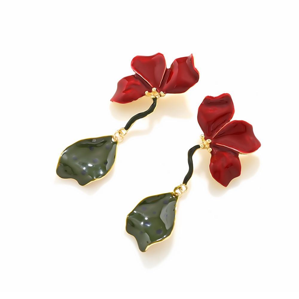 DIGADAGU Alloy Leaf Flower Botanical Drop Earrings New Trend Minimalist Earrings Woman Party Zircon Accessories
DIGADAGU Alloy Leaf Flower Botanical Drop Earrings New Trend Minimalist Earrings Woman Party Zircon Accessories