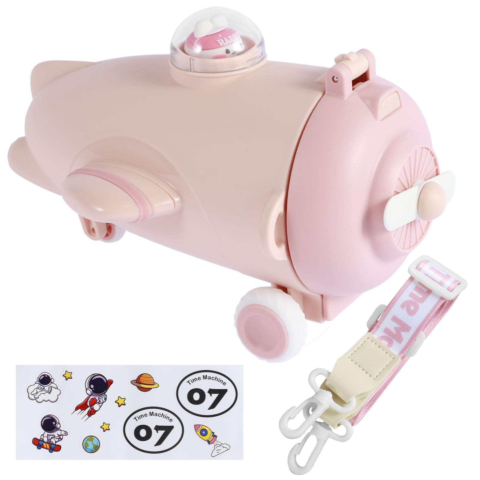 Kids Drinking Bottle Plane Shape Cute Portable Water Bottle 500ml Water Cup Kids Toys 360 ° Sealing Leakproof Kids Water Cup with Strap Sticker розовый
Kids Drinking Bottle Plane Shape Cute Portable Water Bottle 500ml Water Cup Kids Toys 360 ° Sealing Leakproof Kids Water Cup with Strap Sticker розовый