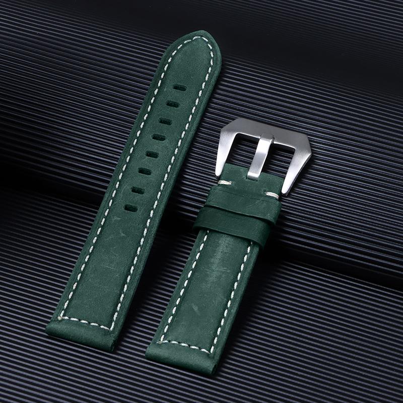 20/22/24mm 26mm Vintage Genuine Leather Business Watchband Bracelet Black Blue Brown Matte Watch Strap for Women Men Wrist Band 26mm зелений
20/22/24mm 26mm Vintage Genuine Leather Business Watchband Bracelet Black Blue Brown Matte Watch Strap for Women Men Wrist Band 26mm зелений