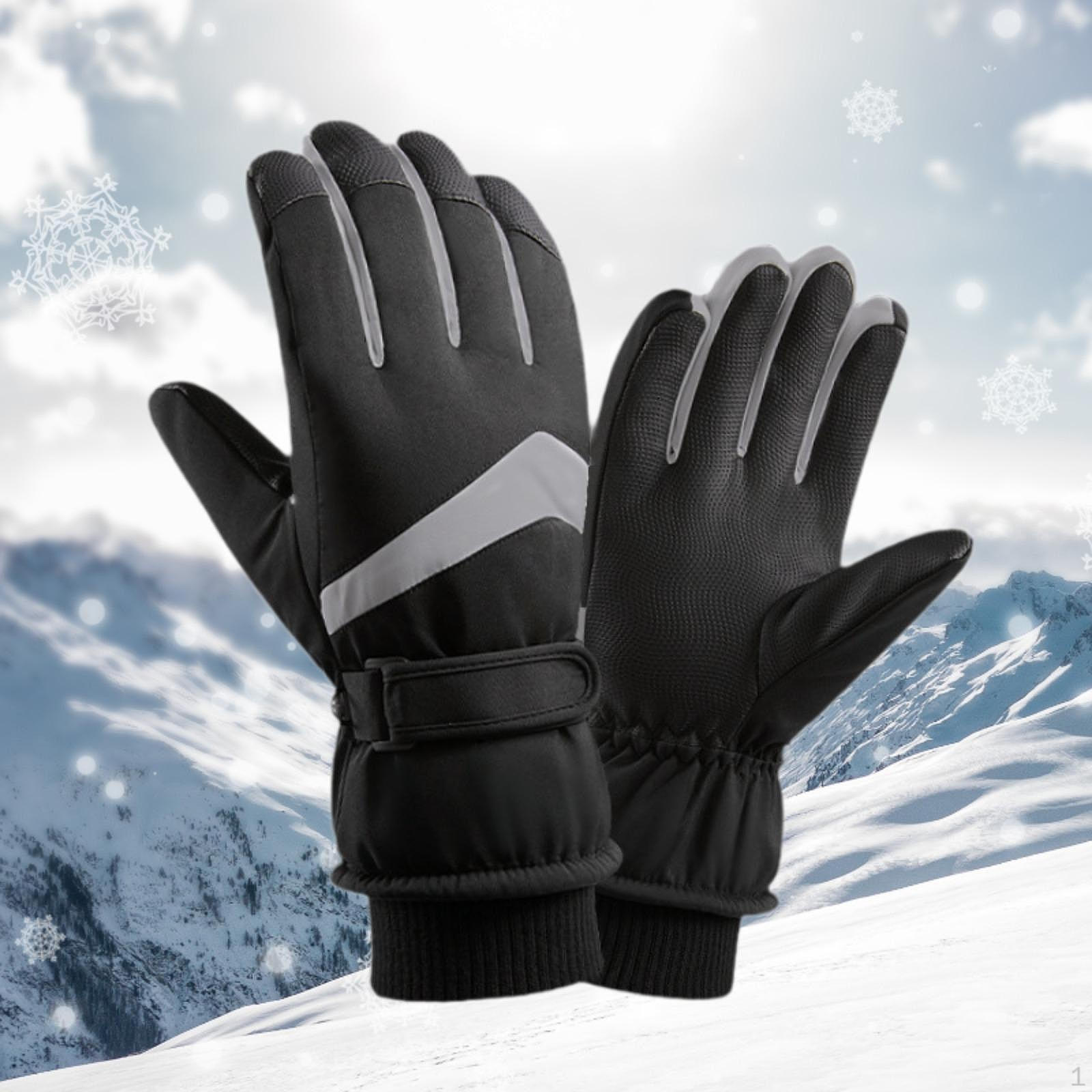 Лыжные перчатки для женщин, идеальны для сноубординга и спорта на открытом воздухе чёрный
Лыжные перчатки для женщин, идеальны для сноубординга и спорта на открытом воздухе чёрный