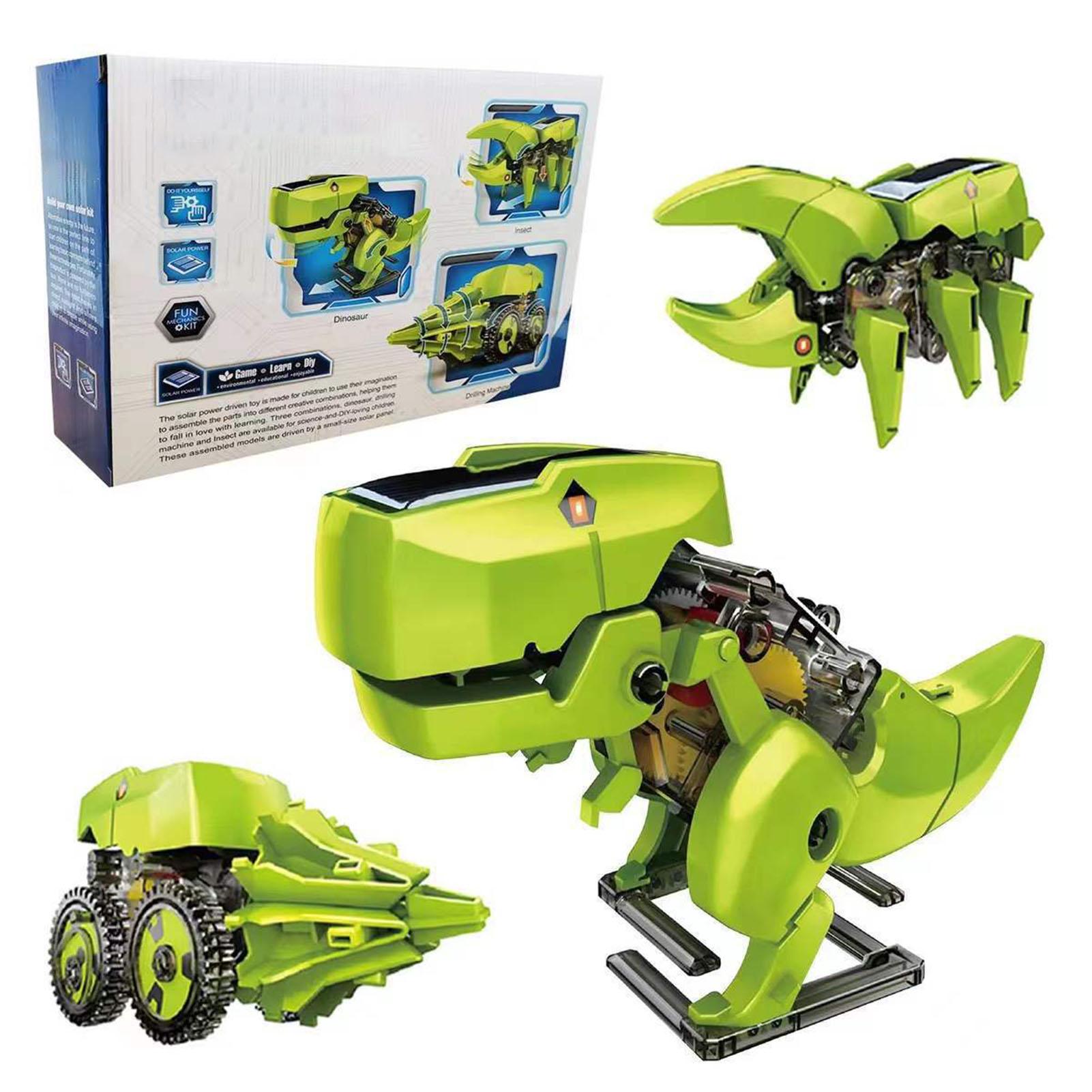 Robot Dinosaur Toys 3 in 1 Solar Insects Robots Drill Machines Assembled Building Games Toy for
Robot Dinosaur Toys 3 in 1 Solar Insects Robots Drill Machines Assembled Building Games Toy for