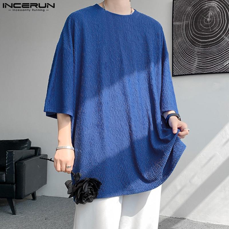 INCERUN S-5XL Мужские рубашки с коротким рукавом и круглым вырезом, свободные повседневные топы с текстурой
INCERUN S-5XL Мужские рубашки с коротким рукавом и круглым вырезом, свободные повседневные топы с текстурой