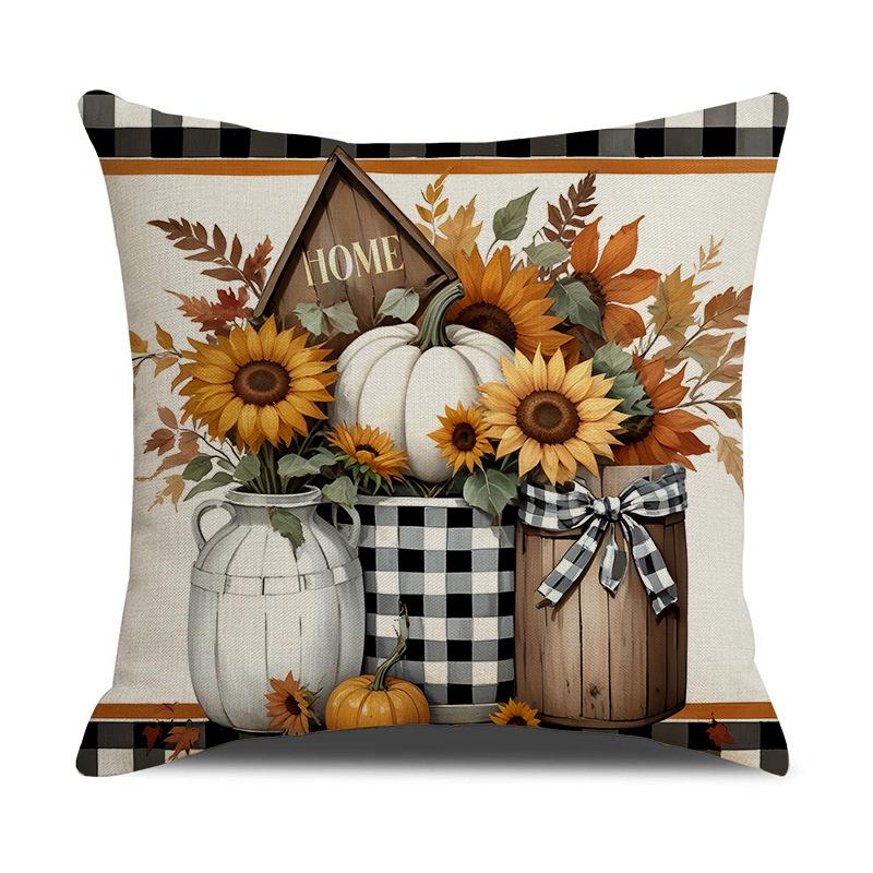 Autumn Pumpkin Pillow Case Home Decor Linen Print Thanksgiving Holiday Throw Pillow Case Living Room Sofa 45 * 45Cm (single pillowcase)
Autumn Pumpkin Pillow Case Home Decor Linen Print Thanksgiving Holiday Throw Pillow Case Living Room Sofa 45 * 45Cm (single pillowcase)
