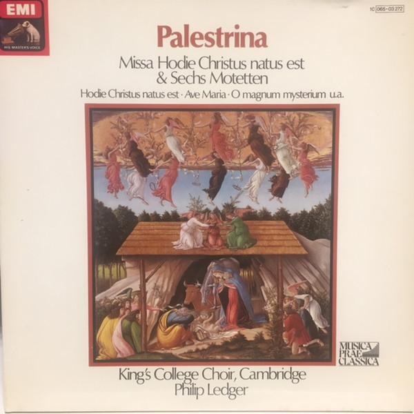 LP Record GIOVANNI PIERLUIGI DA PALESTRINA Missa Hodie Christus Natus Est Si 1C06503272 His Masters Vo 1978 Germany Classical Used
LP Record GIOVANNI PIERLUIGI DA PALESTRINA Missa Hodie Christus Natus Est Si 1C06503272 His Masters Vo 1978 Germany Classical Used