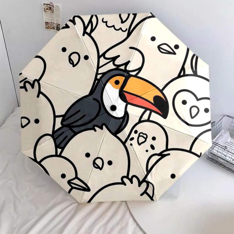1 PC Toucan Automatic Folding Umbrella - Cartoon Pattern, Portable & Foldable Design with 25 Ribs, Christmas Birthday Gifts
1 PC Toucan Automatic Folding Umbrella - Cartoon Pattern, Portable & Foldable Design with 25 Ribs, Christmas Birthday Gifts