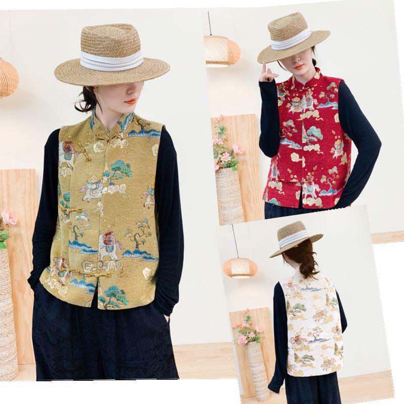 S74 Plus Size Women s Vest Jacket 2026 Spring Style: Versatile Stand Collar with Frog Buttons, Chinese National Style for Curvy Figures 2XL (suggested 62.5-75 kg) жёлтый
S74 Plus Size Women s Vest Jacket 2026 Spring Style: Versatile Stand Collar with Frog Buttons, Chinese National Style for Curvy Figures 2XL (suggested 62.5-75 kg) жёлтый