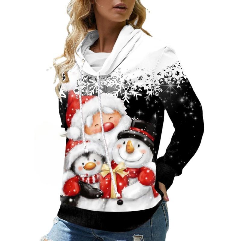 YYFS Женская мода Повседневный Санта-Клаус Снеговик Принт Осень Зима Длинные рукава С капюшоном Пуловеры и Длинные рукава L чёрный/белый
YYFS Женская мода Повседневный Санта-Клаус Снеговик Принт Осень Зима Длинные рукава С капюшоном Пуловеры и Длинные рукава L чёрный/белый