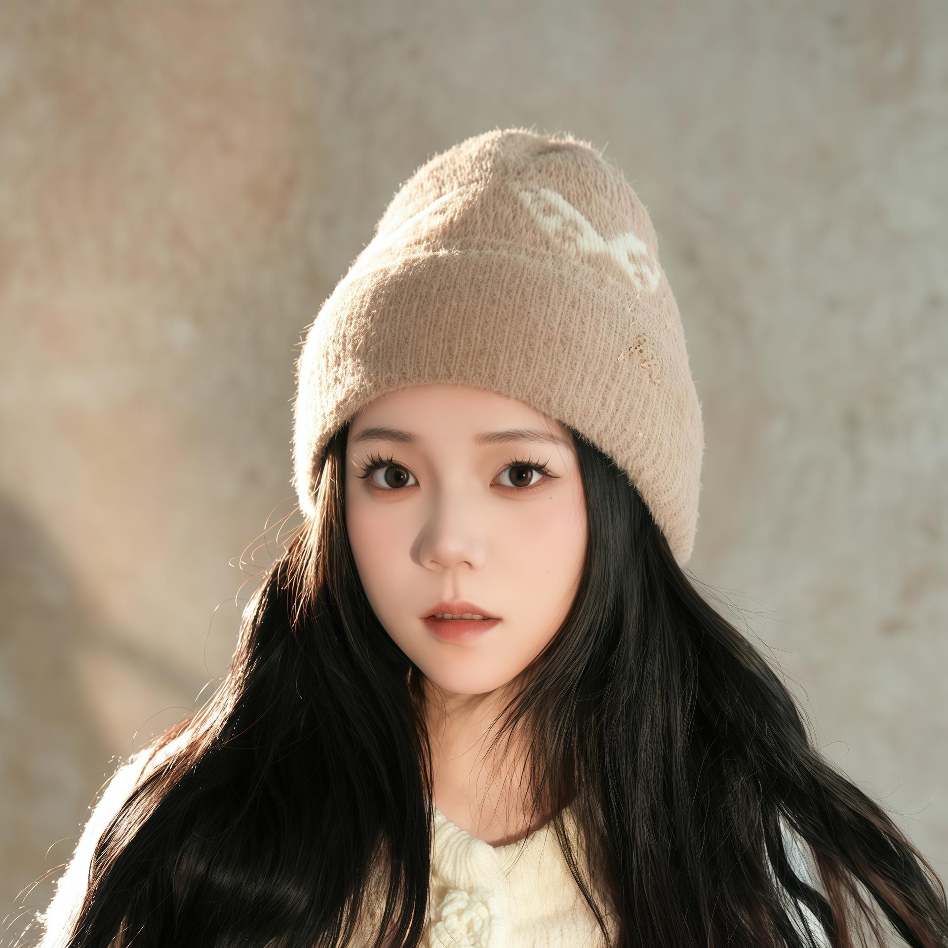 Женская вязаная шерстяная шапка-бини с ушками, на флисовой подкладке, теплая защита ушей, металлическая этикетка хаки
Женская вязаная шерстяная шапка-бини с ушками, на флисовой подкладке, теплая защита ушей, металлическая этикетка хаки