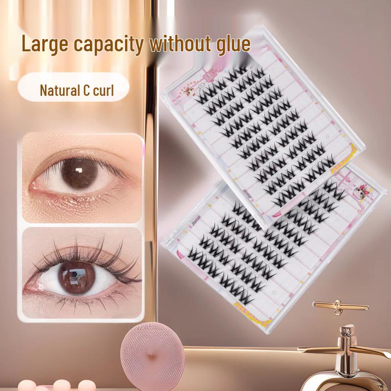 Glue-Free Big Curls Barbie Eyelashes: Natural C Curl, Sweet Rabbit Style for Photogenic Manga Eyes
Glue-Free Big Curls Barbie Eyelashes: Natural C Curl, Sweet Rabbit Style for Photogenic Manga Eyes