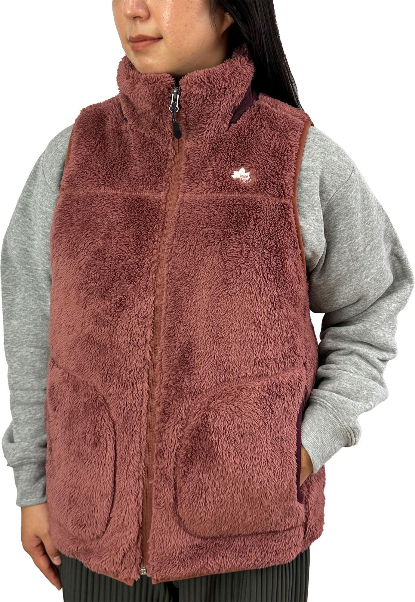 Logo Spark Women s Lined Shaggy Boa Vest, M, L, LL (JP, Alphabet, LL, Burgundy)
Logo Spark Women s Lined Shaggy Boa Vest, M, L, LL (JP, Alphabet, LL, Burgundy)