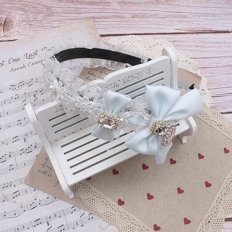 Hair band y2k Accessories Lolita Hair clips for hair girls headbands hair hoops subculture hairband lace pearl bow new in синий
Hair band y2k Accessories Lolita Hair clips for hair girls headbands hair hoops subculture hairband lace pearl bow new in синий