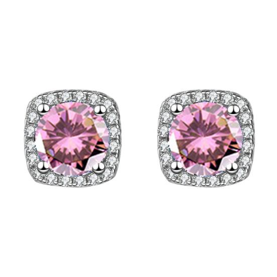 1 Pair Stud Earrings Square Shape Cubic Zirconia Sparkling Inlaid Ear Studs Dressy Casual Earrings Jewelry Gift рожевий
1 Pair Stud Earrings Square Shape Cubic Zirconia Sparkling Inlaid Ear Studs Dressy Casual Earrings Jewelry Gift рожевий