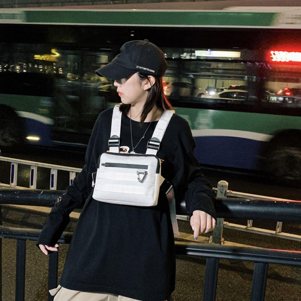 Multi-functional Sports Vest Bag Chest Pocket Running Vest Bag Chest Front Pack Cycling білий
Multi-functional Sports Vest Bag Chest Pocket Running Vest Bag Chest Front Pack Cycling білий