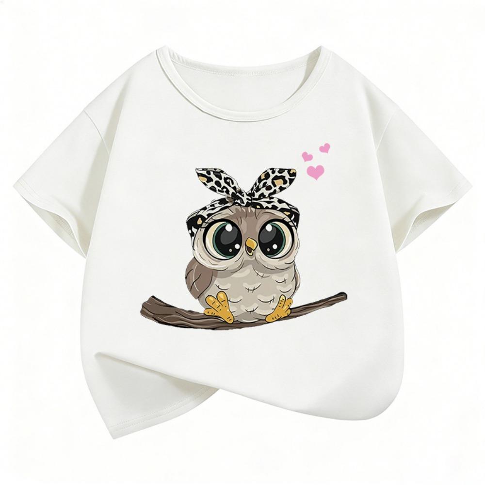 Summer Kid Teen Tshirt Short Sleeved Cartoon owl Print Comfortable Casual Tops Tees Children s Clothing Boys and Girls T-shirt 160
Summer Kid Teen Tshirt Short Sleeved Cartoon owl Print Comfortable Casual Tops Tees Children s Clothing Boys and Girls T-shirt 160