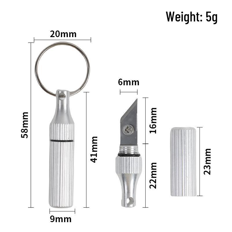 Компактный латунный брелок-нож для гравировки - Мини-инструмент для вскрытия капсульных коробок
Компактный латунный брелок-нож для гравировки - Мини-инструмент для вскрытия капсульных коробок
