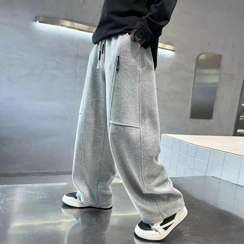 Spring 5-14Y Kids Wide Leg Sweatpants Teenage Boys Sports Pants Streetwear Fashion Loose Trousers Children Elastic Waist Pants 170cm
Spring 5-14Y Kids Wide Leg Sweatpants Teenage Boys Sports Pants Streetwear Fashion Loose Trousers Children Elastic Waist Pants 170cm
