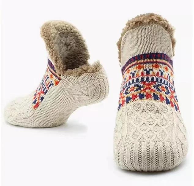 Cozy Thermal Slipper Socks Non Slip Sole for Men Women Uses for Cold Weather Home Comfort Christmas Gift M бежевий
Cozy Thermal Slipper Socks Non Slip Sole for Men Women Uses for Cold Weather Home Comfort Christmas Gift M бежевий