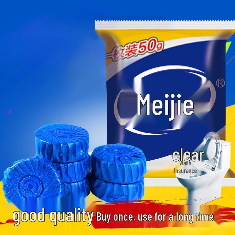 Automatic Toilet Cleaner Tablets - Blue Bubble Fresh Scent Deodorizing Toilet Bowl Cleaner
Automatic Toilet Cleaner Tablets - Blue Bubble Fresh Scent Deodorizing Toilet Bowl Cleaner
