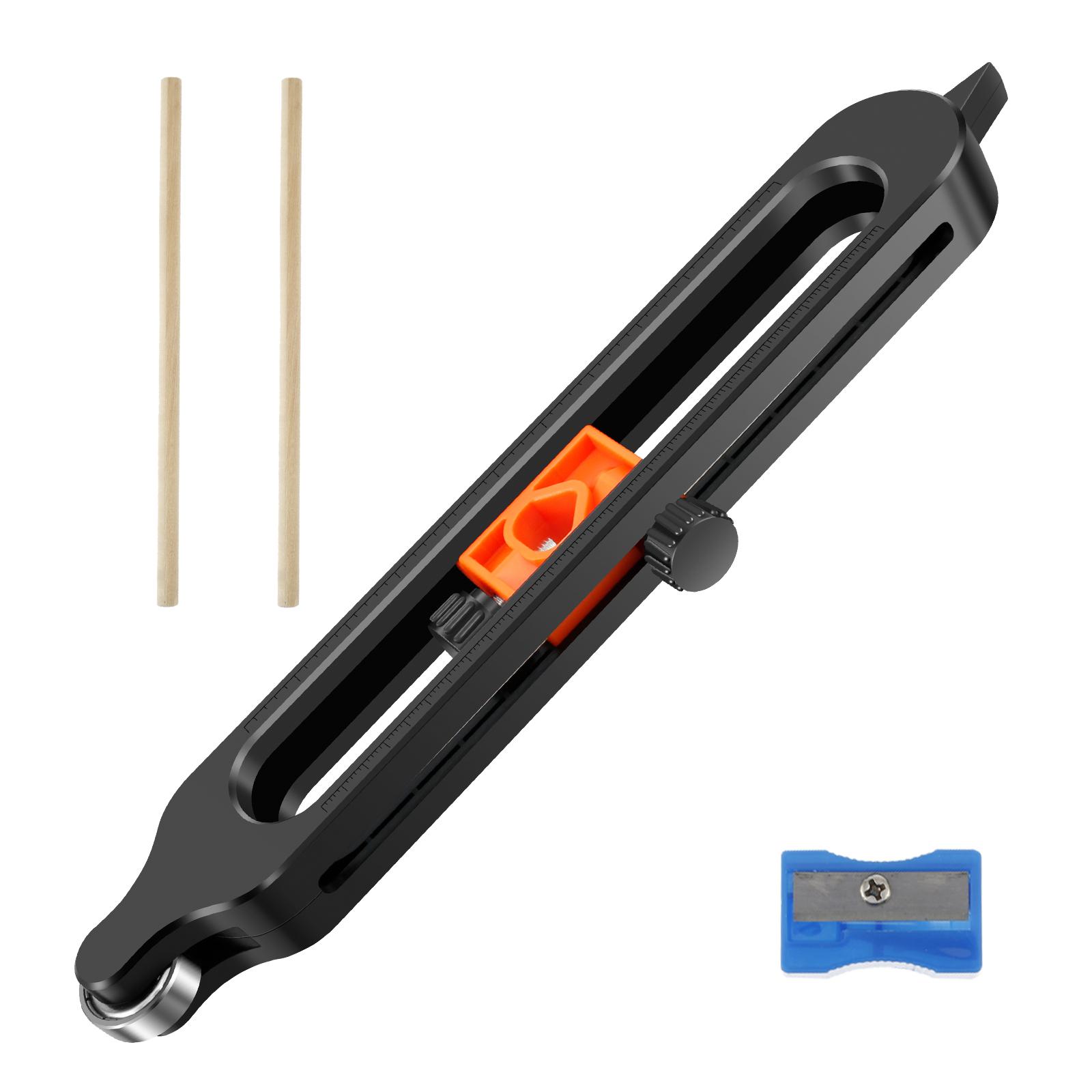 Precise Contour Scribe Tool with Lock Adjustable Contour Gauge Scribe Tool with 2 Pencils Irregular Shape Duplicator for Craftsm чёрный
Precise Contour Scribe Tool with Lock Adjustable Contour Gauge Scribe Tool with 2 Pencils Irregular Shape Duplicator for Craftsm чёрный