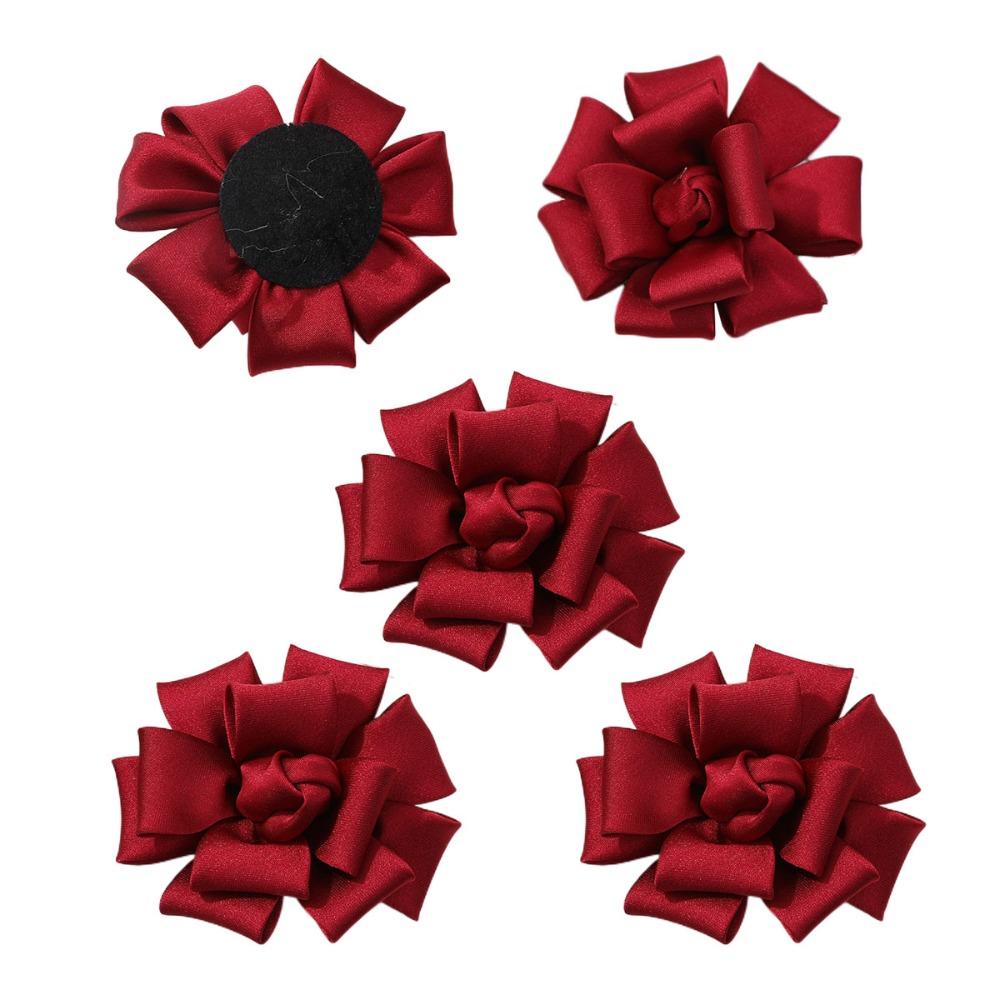 5PCS 3D Satin Flower Applique Handmade Clothing Applique Brooch Clothing Decoration Patches Sewing темно-красного
5PCS 3D Satin Flower Applique Handmade Clothing Applique Brooch Clothing Decoration Patches Sewing темно-красного