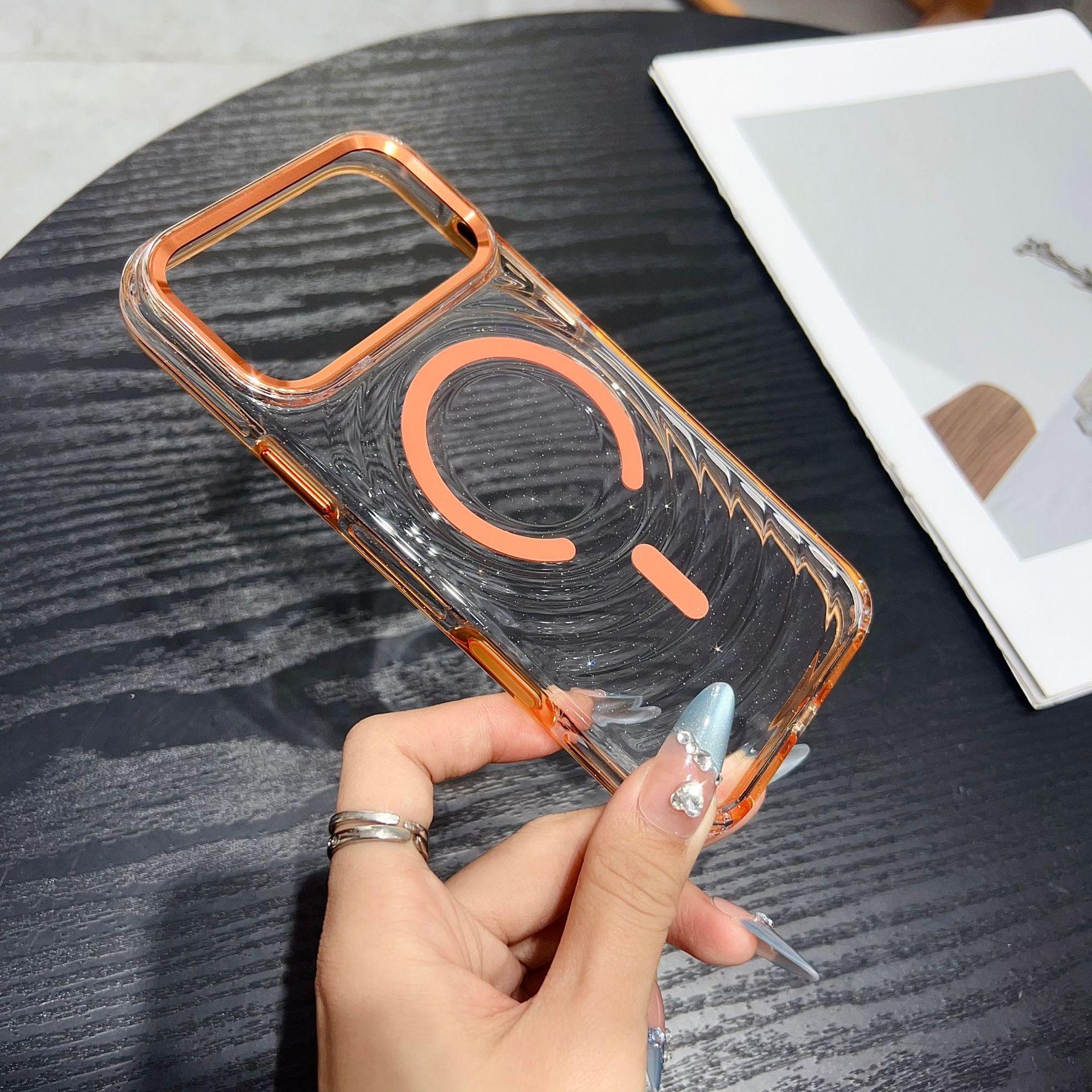 Compatible with Apple iPhone 17 Pro Max: Transparent Magnetic Case with Camera and Button Protection 17Pro
Compatible with Apple iPhone 17 Pro Max: Transparent Magnetic Case with Camera and Button Protection 17Pro