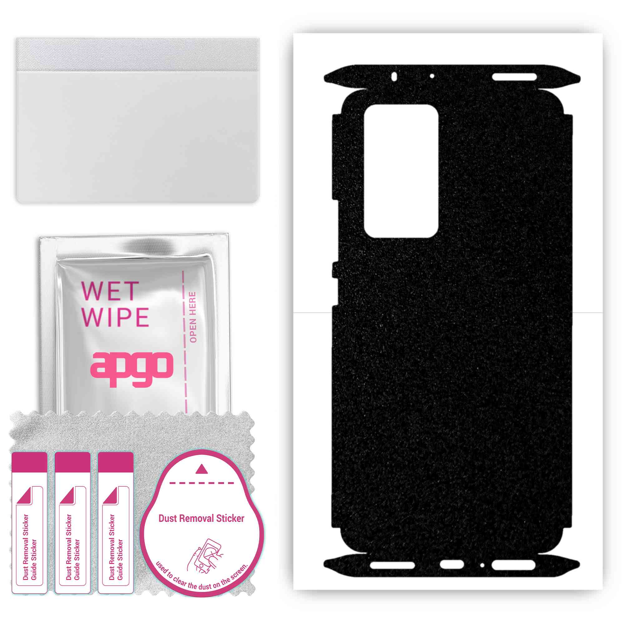 Apgo Protective Skin Sticker for the back+sides compatible with Xiaomi 12 Pro, Full Wrap Film, Foil, Vinyl - Pattern Matte Black
Apgo Protective Skin Sticker for the back+sides compatible with Xiaomi 12 Pro, Full Wrap Film, Foil, Vinyl - Pattern Matte Black