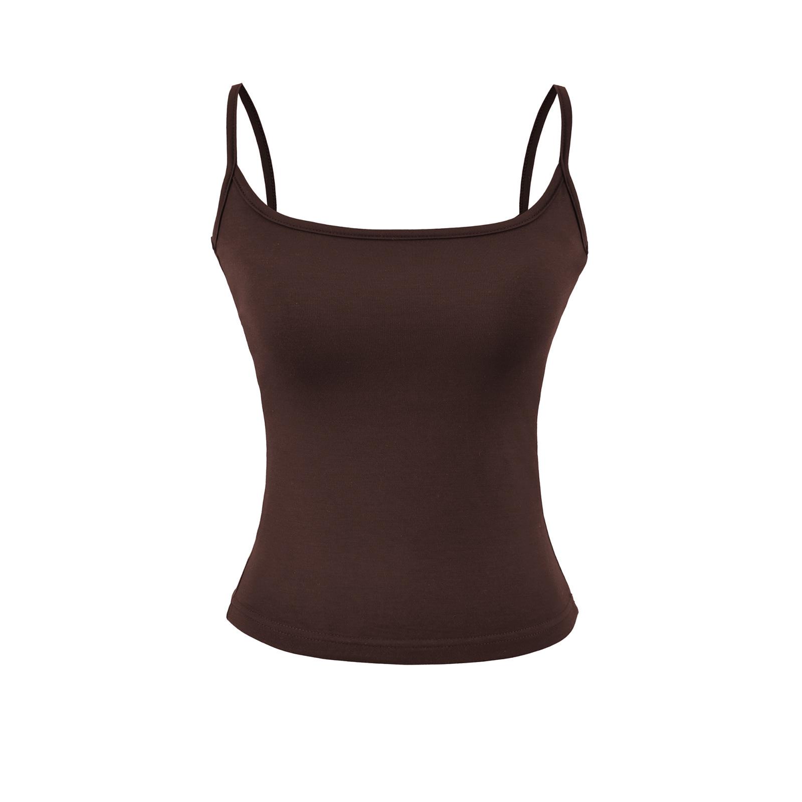 Pure Desire Chest-Padded Waist-Cinching Spaghetti Strap Tank - Slimming & Versatile Summer Base Layer Small (S) кавовий
Pure Desire Chest-Padded Waist-Cinching Spaghetti Strap Tank - Slimming & Versatile Summer Base Layer Small (S) кавовий