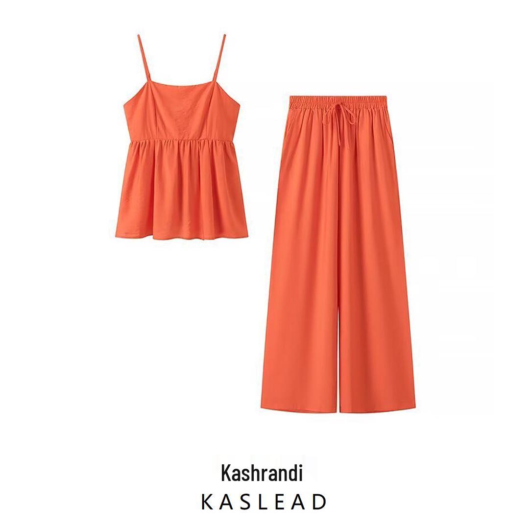 2025 Spring Women s European & American Style Fashion Solid Color Camisole Top & Pants Set L
2025 Spring Women s European & American Style Fashion Solid Color Camisole Top & Pants Set L