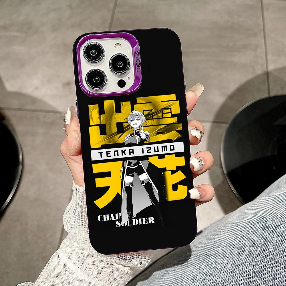 Mato seihei no slave Tenka Izumo Purple Translucent Mobile Phone Case for iPhone 17 16 15 14 13 12 11 X XR XS Air Pro Max Plus iPhone 14 Pro Max
Mato seihei no slave Tenka Izumo Purple Translucent Mobile Phone Case for iPhone 17 16 15 14 13 12 11 X XR XS Air Pro Max Plus iPhone 14 Pro Max