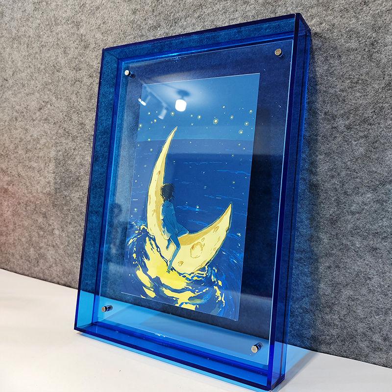 Large Acrylic Floating Picture Frame Display Art Photo Frames for Wall Mounted Tabletop Decor Poster Frames Neon Hanging Frame exter 30x30cm
Large Acrylic Floating Picture Frame Display Art Photo Frames for Wall Mounted Tabletop Decor Poster Frames Neon Hanging Frame exter 30x30cm